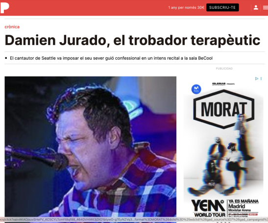 El Periodico Damien Jurado