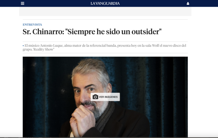 La Vanguardia Sr.Chinarro